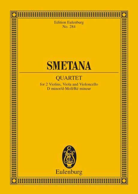 Smetana: String Quartet D minor (Study Score) published by Eulenburg